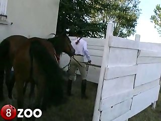 That She Thinks She Will Choke And Tries To Pull Her