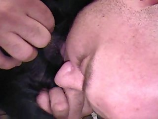 His Semen. With One Hand Cupped Near The Head Of Storm's